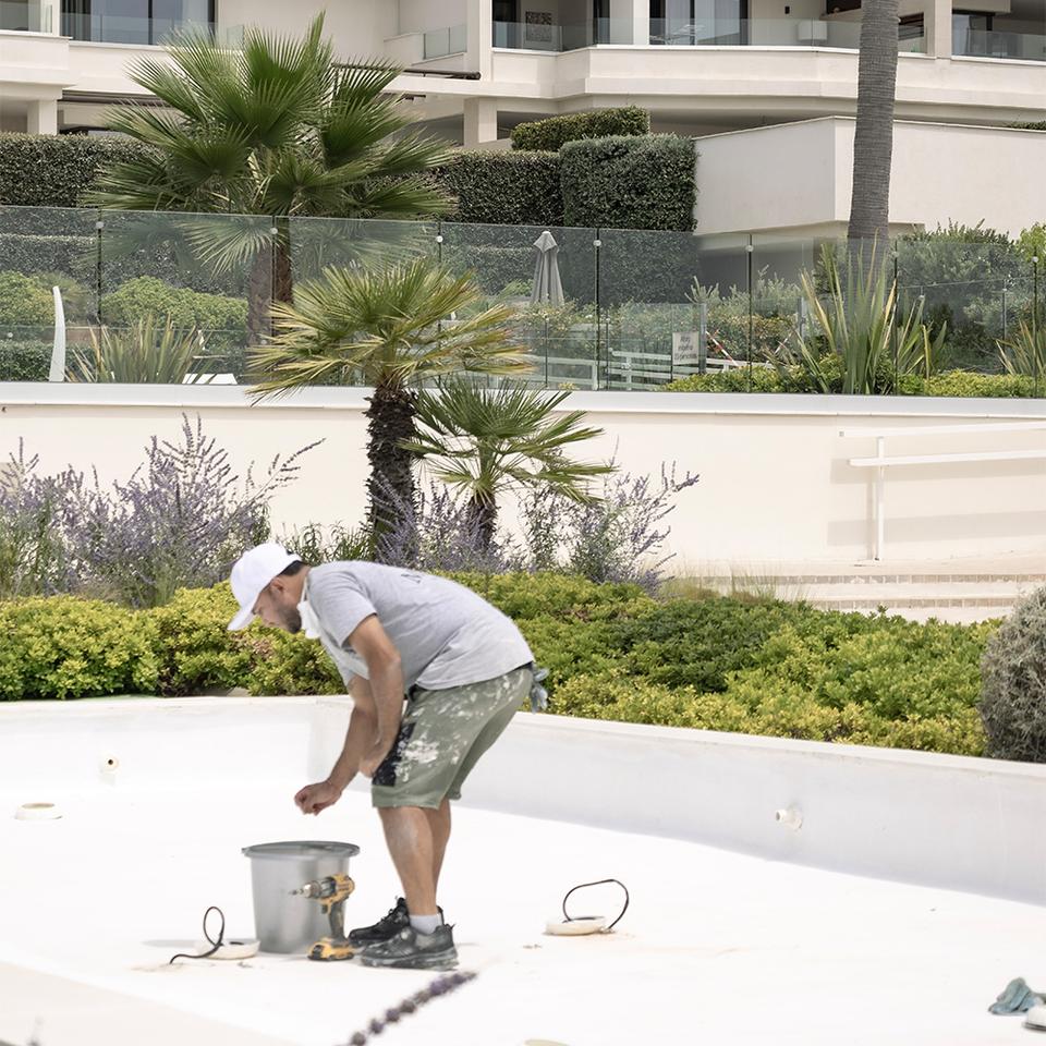 Renovación de piscina en Marbella