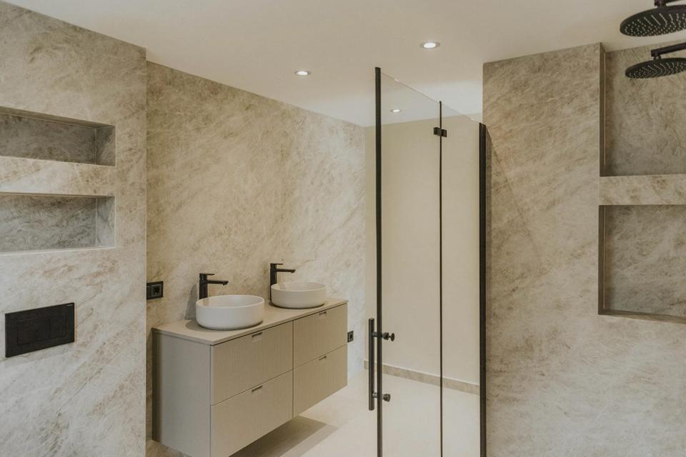 Baño de lujo en Sierra Blanca